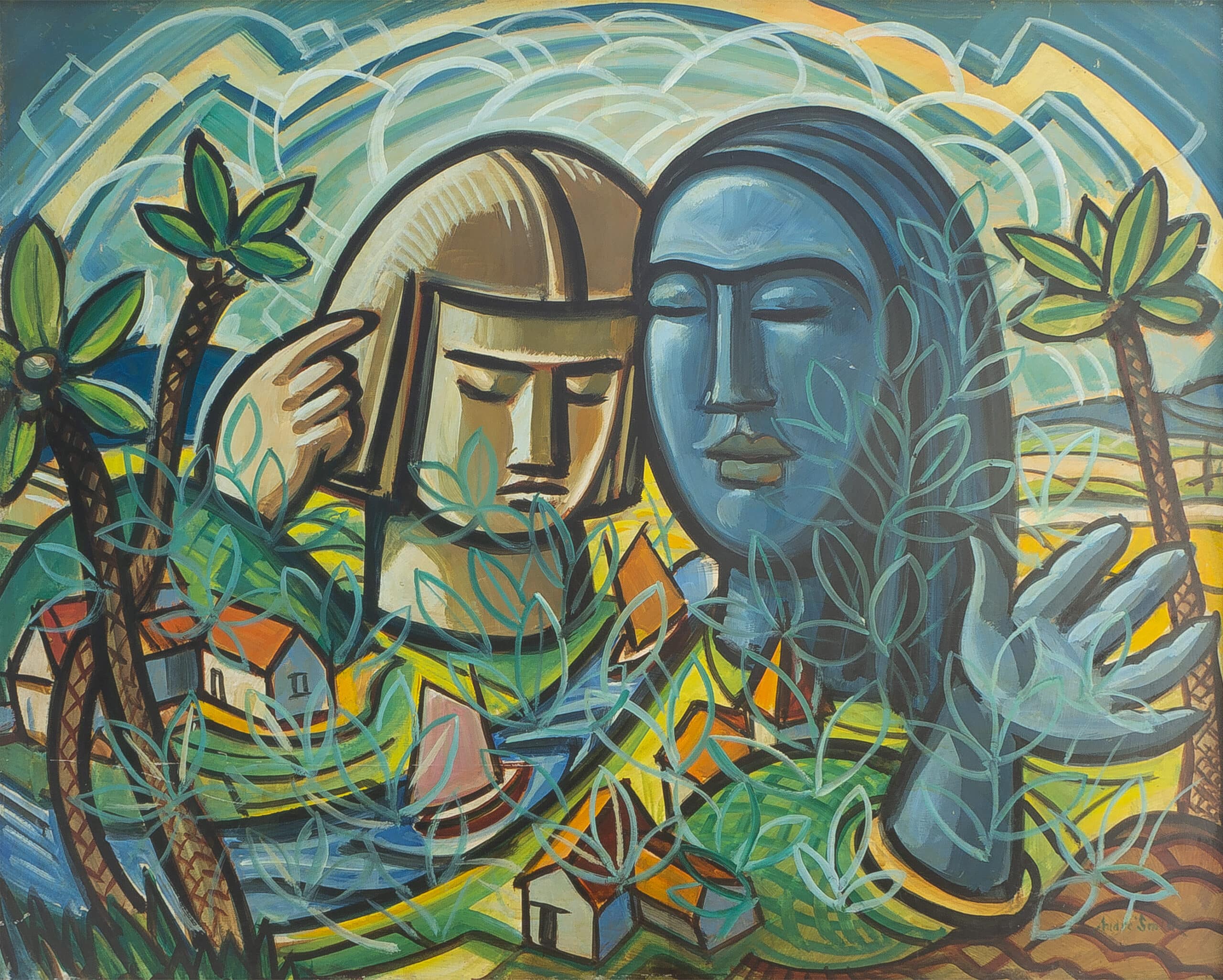 A painting by André Smith featured in A Return To Espero