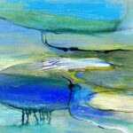 Monica Diaz's abstract painting called Jellyfish