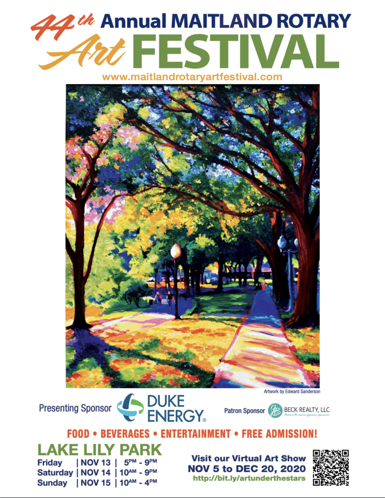 Maitland Rotary Art Festival Flyer